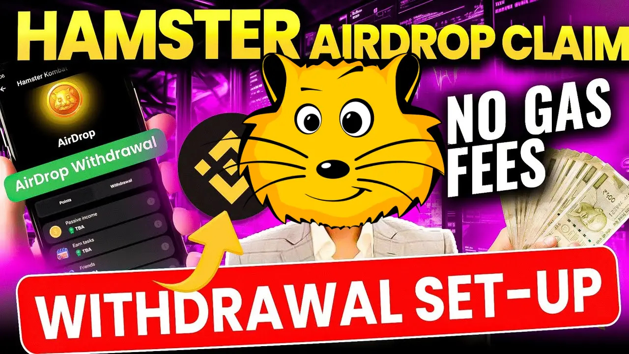 Big News! Hamster Kombat Announces No Gas Fees for Token Withdrawals