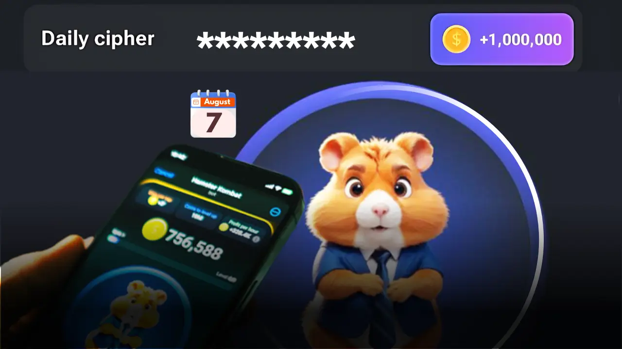 Hamster Kombat Daily Cipher 7 August 2024 Today