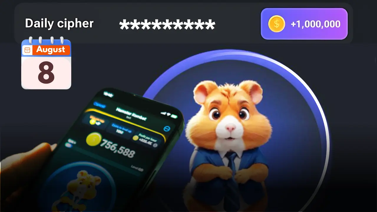 Hamster Kombat Daily Cipher 8 August 2024 Today