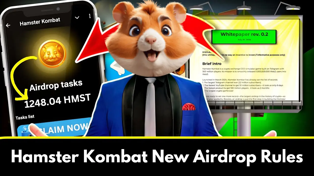 Official Announcement Hamster Kombat Withdrawal and New Airdrop Rules - What You Need to Know