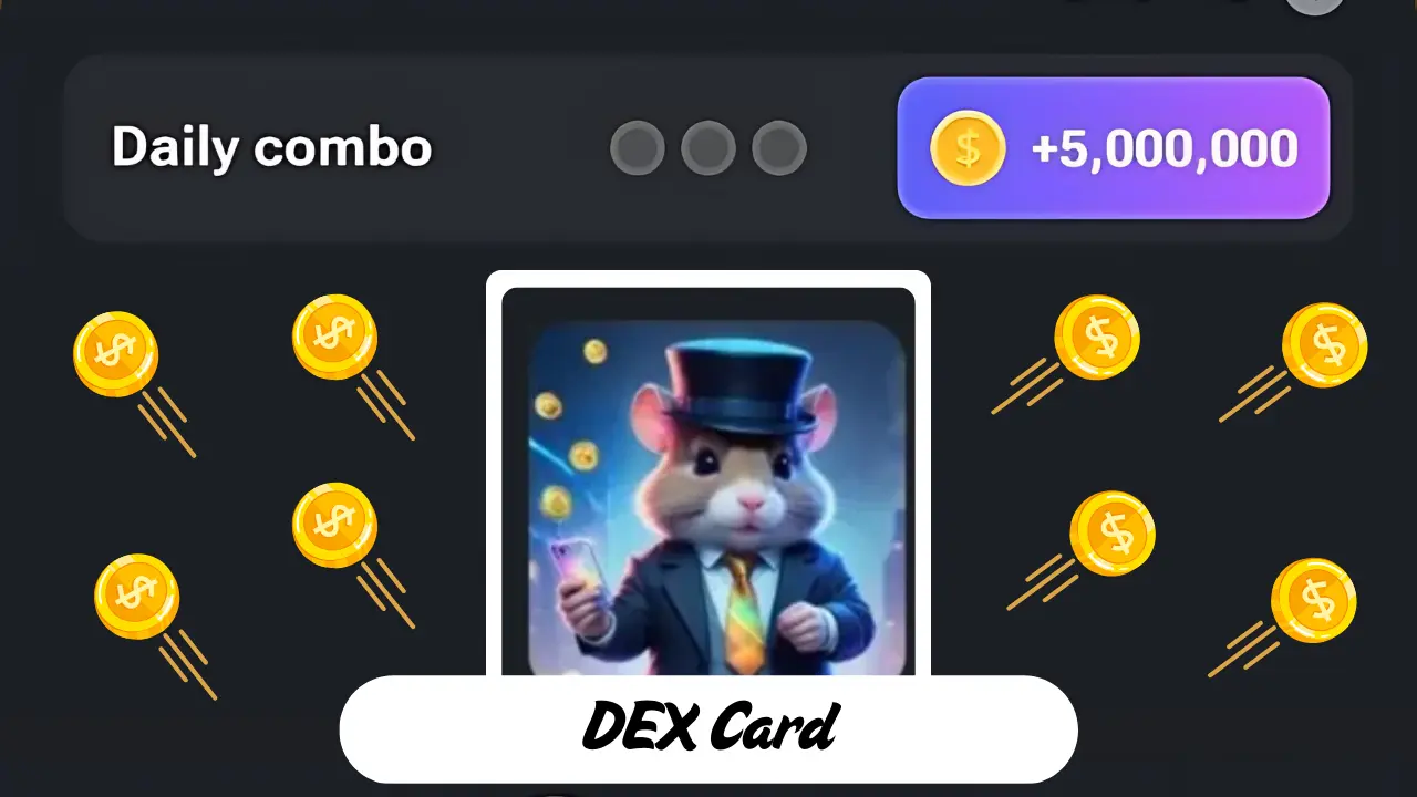 Unlock DEX Card in Hamster Kombat daily