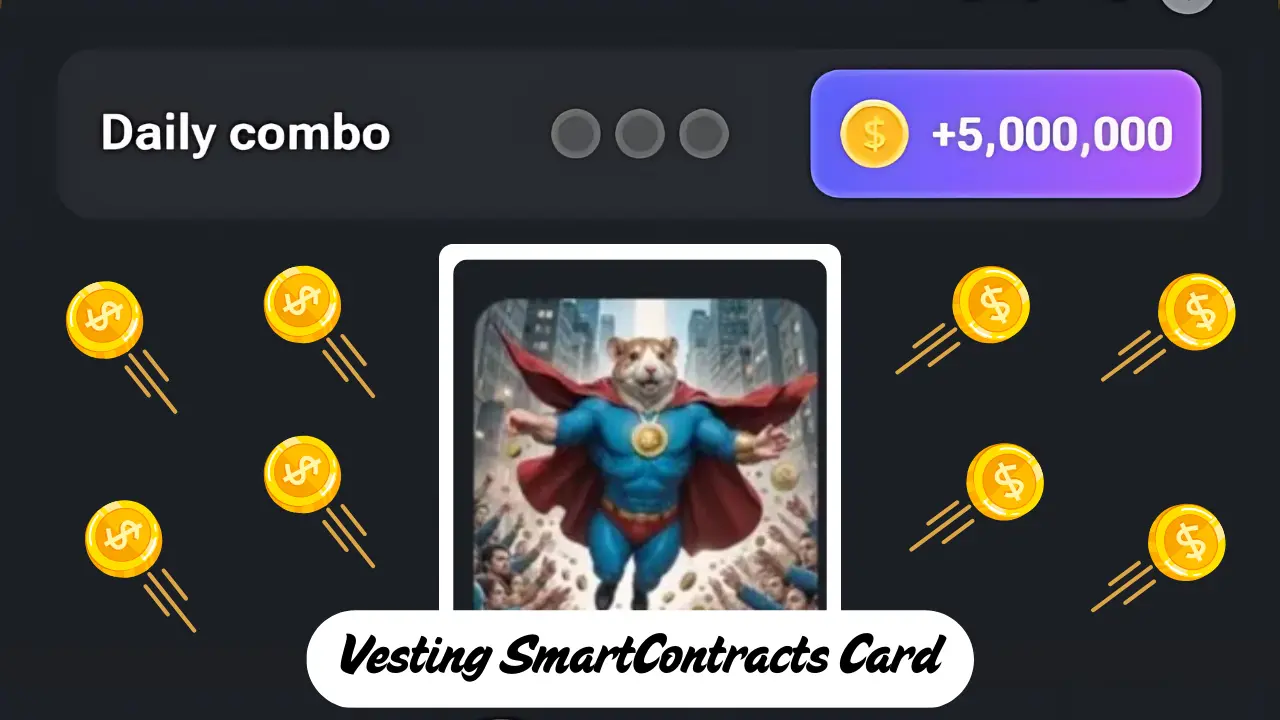 Unlock Vesting Smart Contracts Card in Hamster Kombat