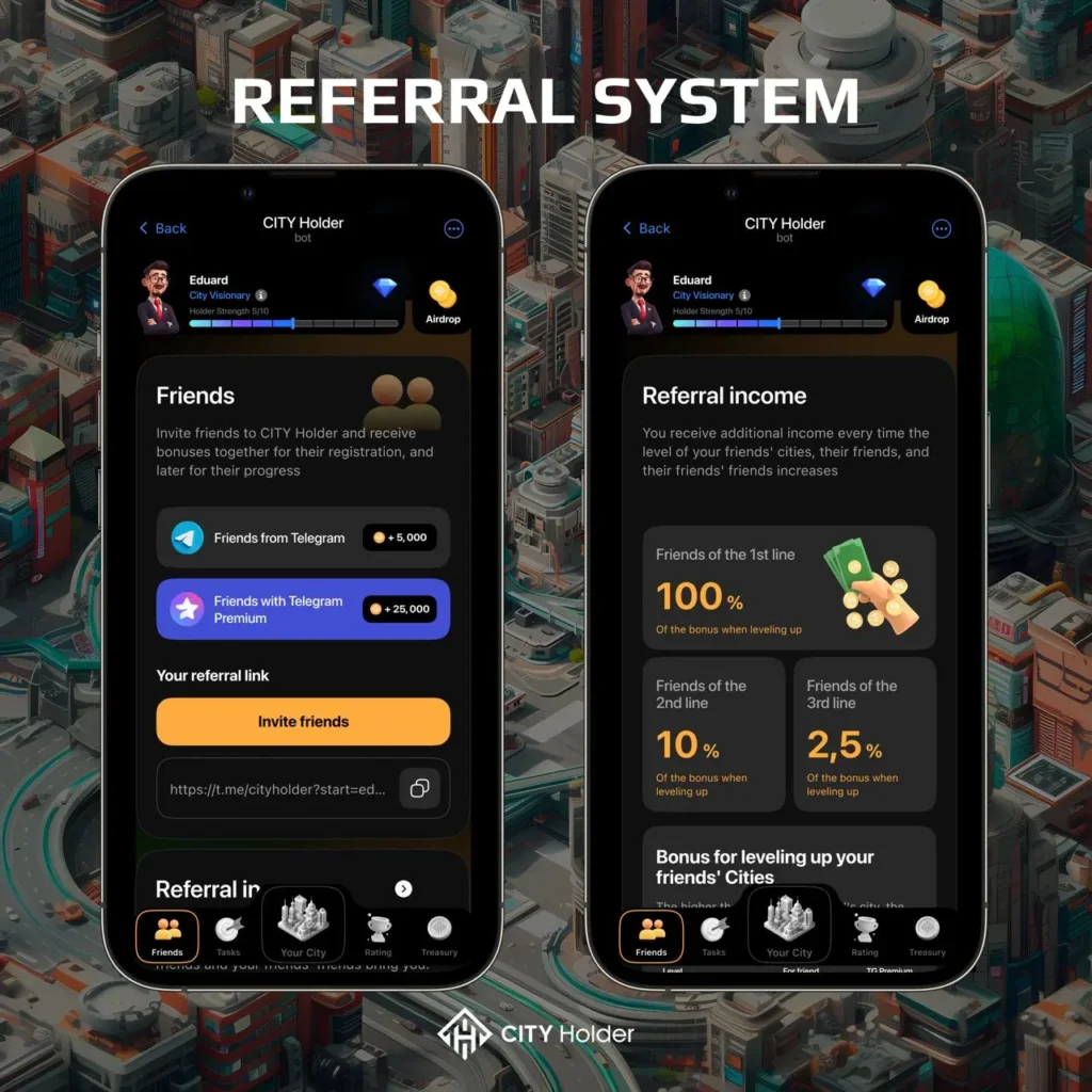 CITY Holder’s Referral System